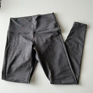 Heathered grey wunder under lululemon 28"
